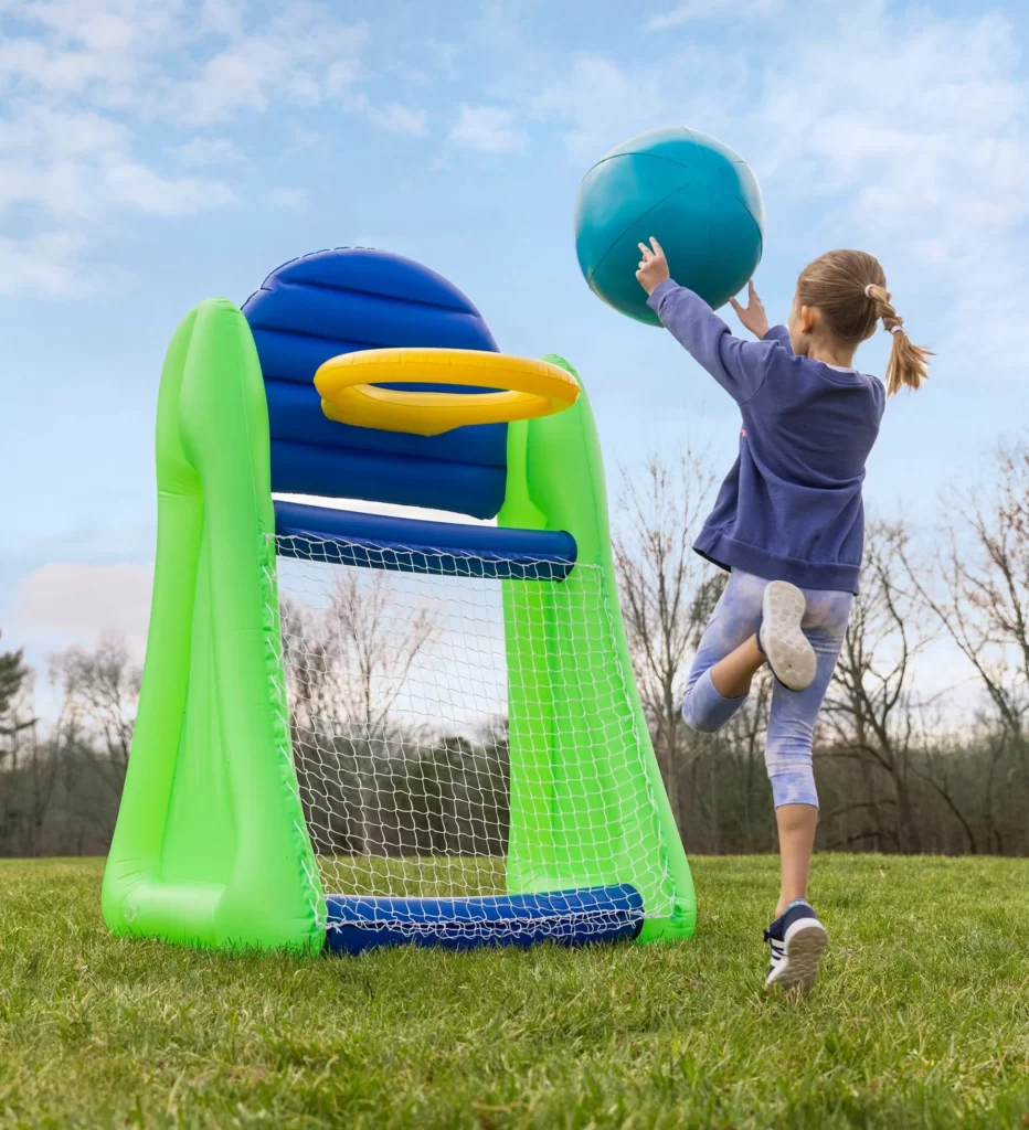 inflatable basketball hoop